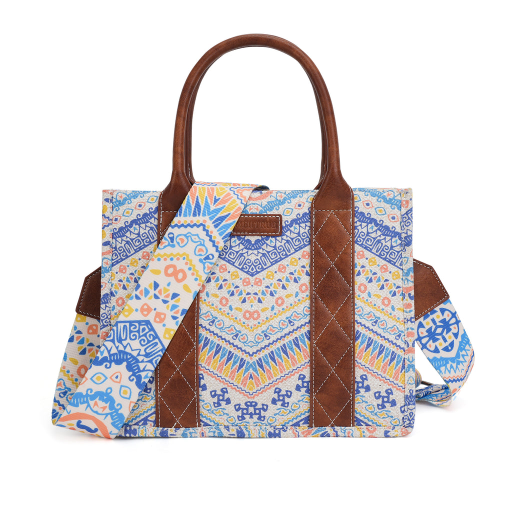 Aztec Tote Bag for Women Boho Shoulder Purses and Handbags（THREEPRIMARYCOLORS）（复制） APHISON